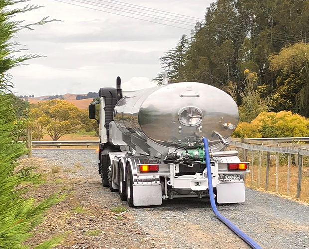 KBW Truck in action, pumping water